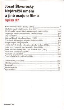 Obálka titulu Nejdražší umění a jiné eseje o filmu
