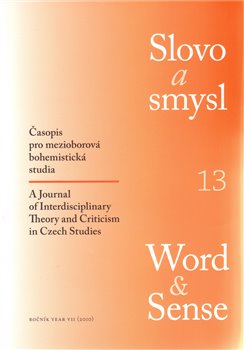 Obálka titulu Slovo a smysl 13 / Word & Sense