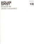 Spisy sv. 13 - Sedm romantiků - Překlady III. - obálka