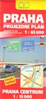 Praha. Průjezdní plán + centrum 1 : 65 000