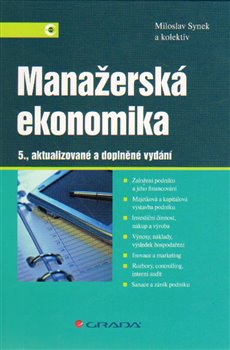 Obálka titulu Manažerská ekonomika