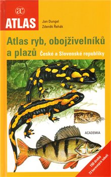Obálka titulu Atlas ryb, obojživelníků a plazů České a Slovenské republiky