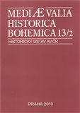 Mediaevalia Historica Bohemica 13/2 2010 - obálka