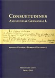 Consuetudines. Assistentiae Germaniae I. - obálka