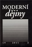 Moderní dějiny 19 (Časopis pro dějiny 19. a 20. století) - obálka