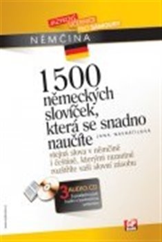 Obálka titulu 1500 německých slovíček, která se snadno naučíte