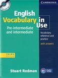 English Vocabulary in Use Pre-intermediate and Intermediate Third edition with answers and CD-ROM - obálka