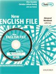 New English File advanced workbook with key + MultiROM pack - obálka