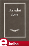 Poslední slova - obálka