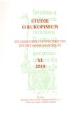 Studie o rukopisech č. 40 - obálka