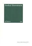 Česká literatura 5/2011 - obálka