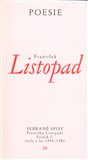 Poesie (Sebrané spisy Františka Listopada - Svazek I. verše z let 1943–1981) - obálka