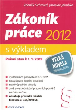 Obálka titulu Zákoník práce 2012 - s výkladem