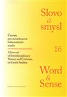 Slovo a smysl 16 / Word & Sense
