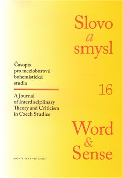 Obálka titulu Slovo a smysl 16 / Word & Sense