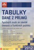 Tabulky daně z příjmů fyzických osob ze závislé činnosti a funkčních požitků 2012 - obálka