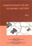 Hospodářské dějiny - Economic History 26/1 - obálka