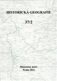 Historická geografie 37/2 - obálka