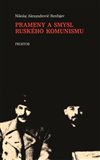 Prameny a smysl ruského komunismu - obálka