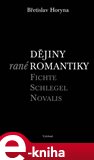Dějiny rané romantiky - obálka