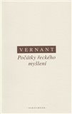 Počátky řeckého myšlení - obálka