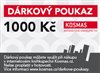 Elektronický dárkový poukaz v hodnotě 1000 Kč