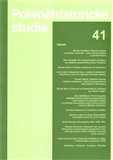 Právněhistorické studie 41 - obálka