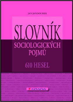 Obálka titulu Slovník sociologických pojmů