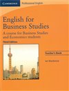 English for Business Studies Teacher´s Book 3rd edition