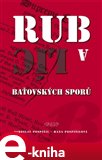 Rub a líc baťovských sporů - obálka
