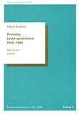 Proměny české společnosti 1948-1960 - obálka