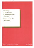 Prověrky a jejich místo v komunistickém vládnutí - obálka