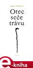 Otec seče trávu
