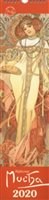 Obálka knihy Nástěnný kalendář Alfons Mucha 2020, 12 × 48 cm