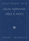 Vůle k noci - obálka