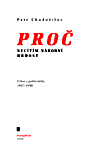 Proč necítím národní hrdost (Výbor z publicistiky 1967-1998) - obálka