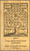 Česko-anglický příruční slovník geneaologický/ Handy Czech-English Genealogical Distionary - obálka