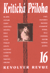 Kritická příloha Revolver Revue č. 16 - obálka