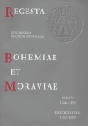 Levně Regesta et Bohemiae et Moraviae V/4. diplomatica nec non epistolaria Pars V 1346-1355 Fasciculus 4 1352-1355