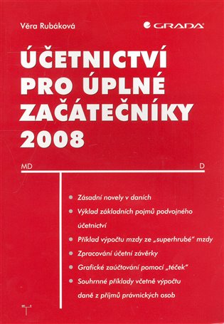 Účetnictví pro úplné začátečníky 2008 - Věra Rubáková
