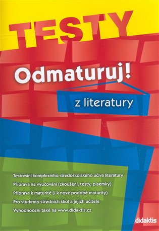 Odmaturuj! z literatury TESTY koupíte na Kosmas.cz