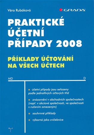 Praktické účetní případy 2008: příklady účtování na všech účtech - Věra Rubáková