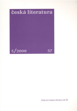 Česká literatura 5/2009 - 