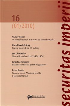 Levně Securitas Imperii 16 (1/2010)