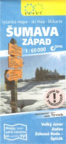 Šumava západ - lyžařská 1 : 60 000