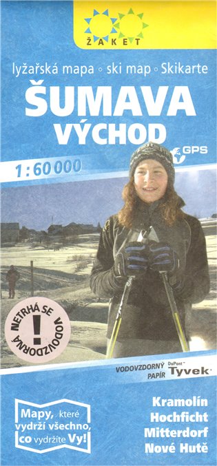 Šumava východ - lyžařská 1 : 60 000