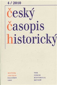 Český časopis historický 4/2010