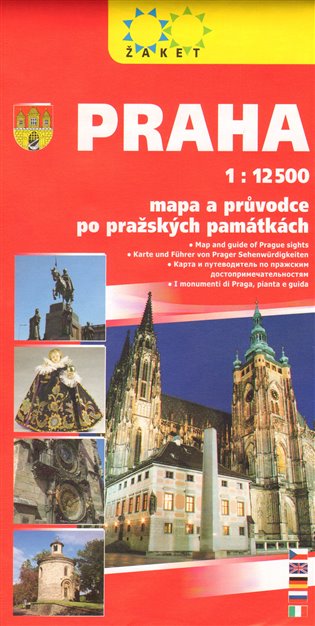 Praha obrazová s průvodcem 1 : 12 500 - 
