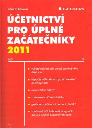 Účetnictví pro úplné začátečníky 2011 - Věra Rubáková