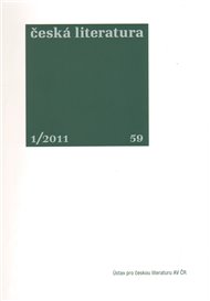 Česká literatura 1/2011